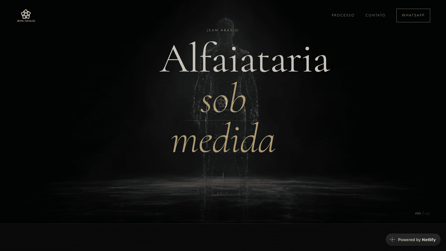 Site Jean Araujo Alfaiataria